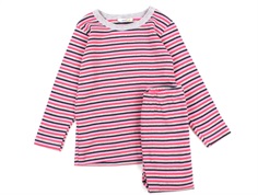 Joha pyjamas rose/black/gray stripes cotton